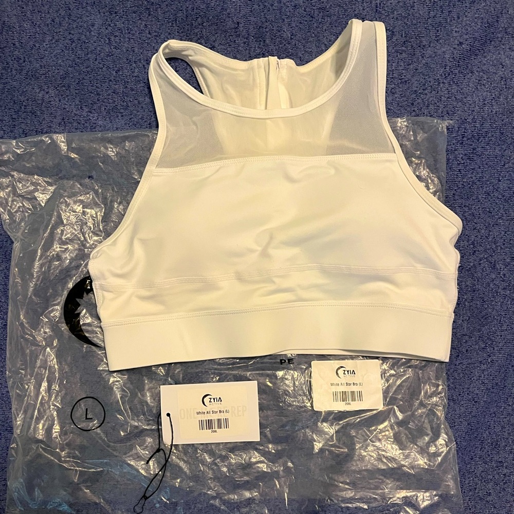 Zyia White All Star Bra